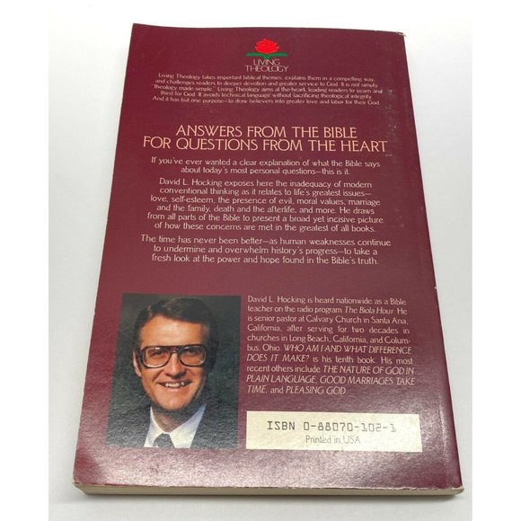 Who Am I and What Difference Does it Make by David Hocking Living Theology 1985 - Picture 4 of 8